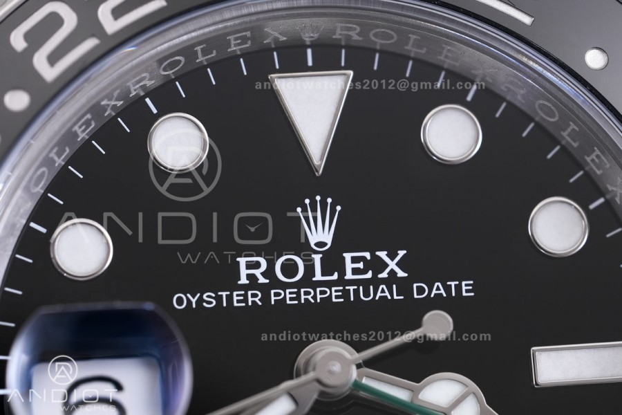 GMT-Master II 126720 VTNR Black/Green Ceramic ARF 1:1 Best Edition Black Dial On Jubilee Bracelet DD3285 CHS