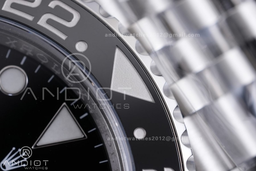GMT-Master II 126720 VTNR Black/Green Ceramic ARF 1:1 Best Edition Black Dial On Jubilee Bracelet DD3285 CHS