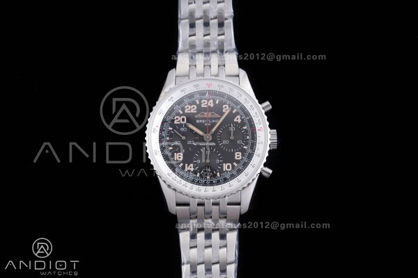 Navitimer B01 SS 43mm BLS 1:1 Best Edition Black d...