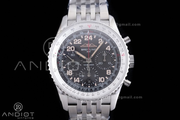 Navitimer B01 SS 43mm BLS 1:1 Best Edition Black d...