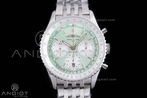 Navitimer B01 SS 43mm BLS 1:1 Best Edition Light D...
