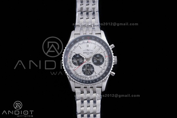 Navitimer B01 SS 43mm BLS 1:1 Best Edition Sliver ...