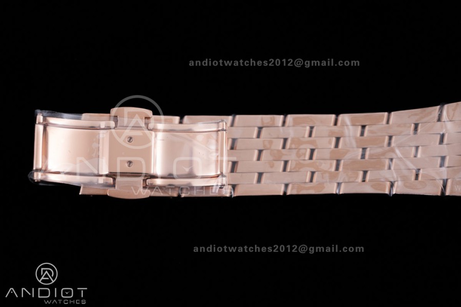 Navitimer B01 RG 43mm BLS 1:1 Best Edition Green Dial Black Subdial on RG Bracelet A7750