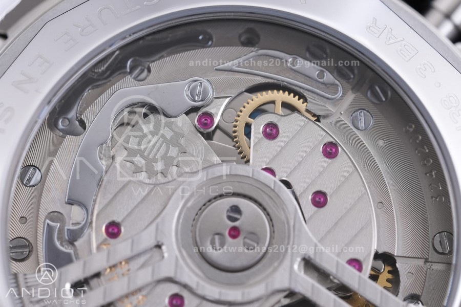 Navitimer B01 SS 43mm BLS 1:1 Best Edition White Dial  on SS Bracelet A7750