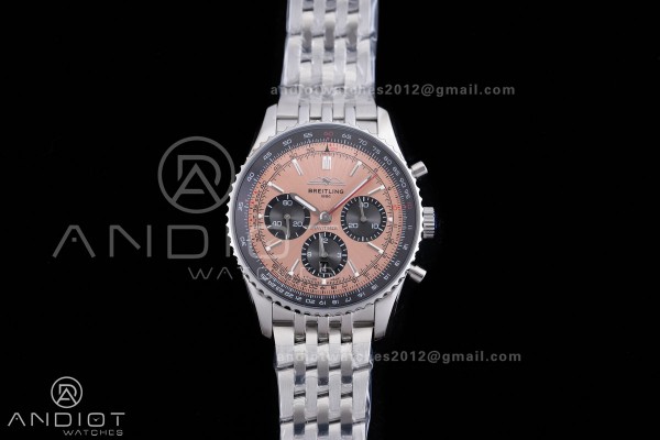 Navitimer B01 43mm SS BLSF 1:1 Best Edition RG Dia...
