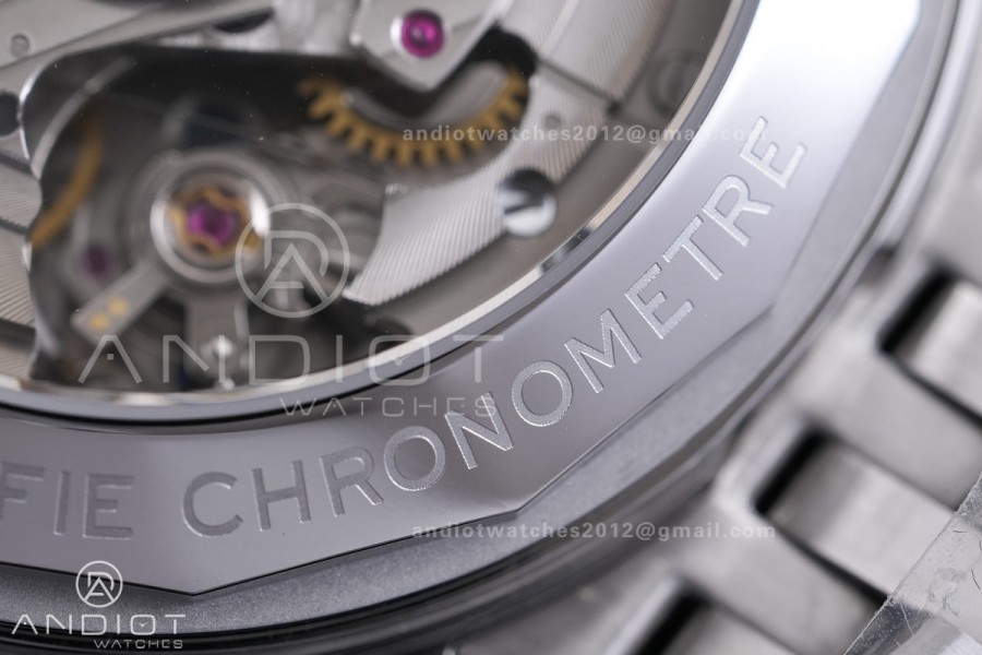 Navitimer B01 SS 43mm BLS 1:1 Best Edition Black Dial RG Marker on SS Bracelet A7750