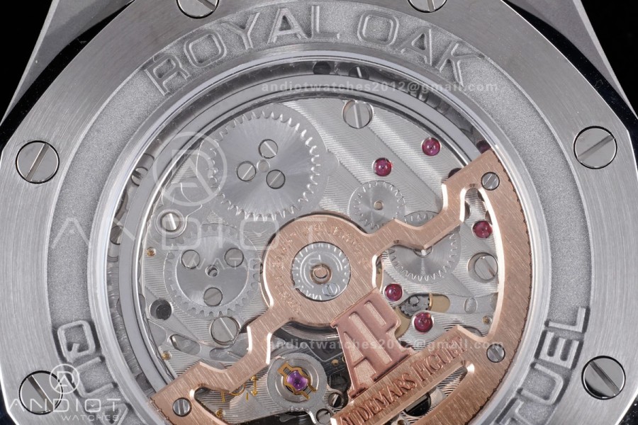 Royal Oak 41mm Perpetual Calendar 26574 SS APSF1:1 Best Edition Iced Blue Dial on SS Bracelet A5134