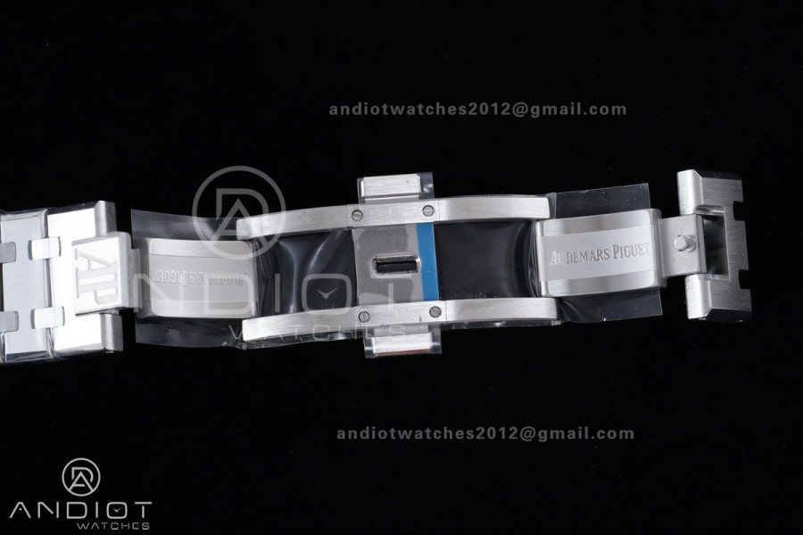 Royal Oak 41mm Perpetual Calendar 26574 SS APSF1:1 Best Edition Iced Blue Dial on SS Bracelet A5134