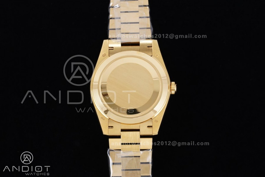 DayDate 40mm 904L Flt Wt YG/YG O-Grn/Rm KF VR3255