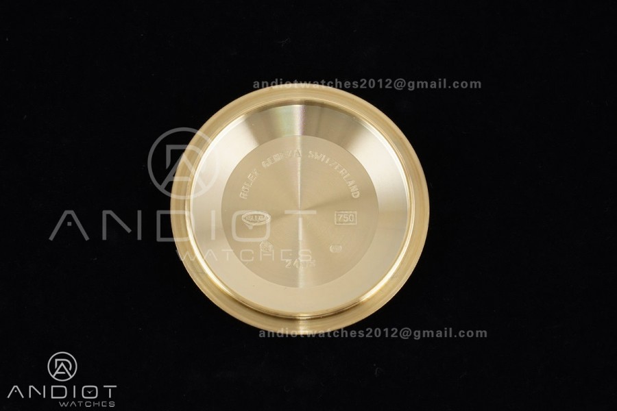 DayDate 40mm 904L Flt Wt YG/YG Grn/Rm KF VR3255