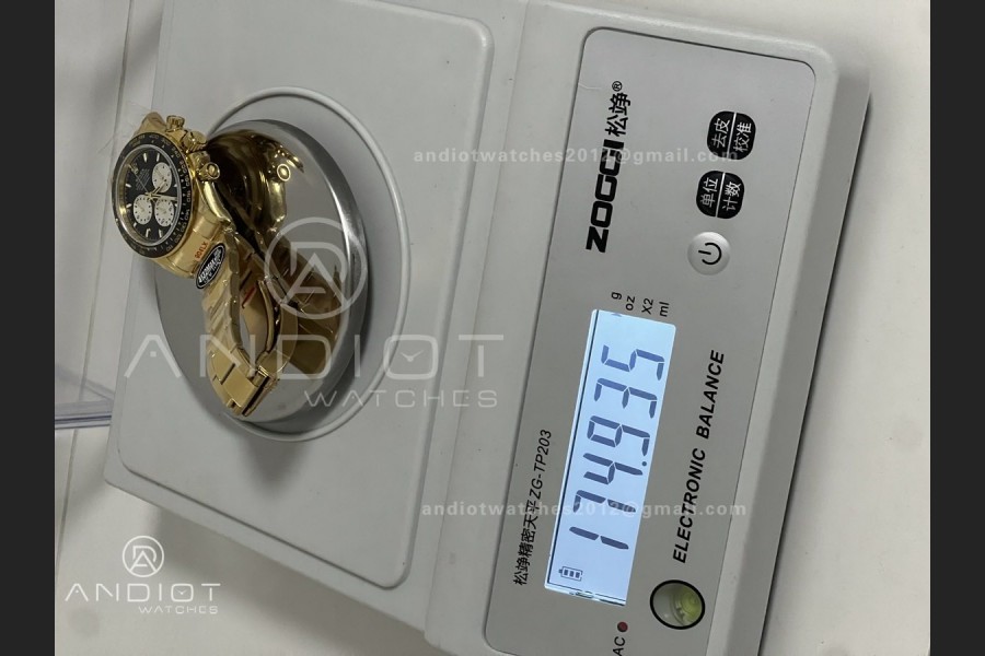 Daytona 126528LN Le Mans QF 1:1 Best Edition on YG Bracelet QF4132 V9 (Weighted)