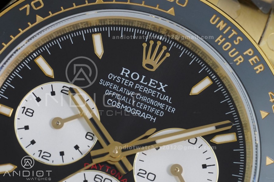 Daytona 126528LN Le Mans QF 1:1 Best Edition on YG Bracelet QF4132 V9 (Weighted)