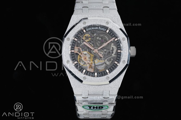 Royal Oak 41mm Openworked 15407 SS Frosted THBF 1:...