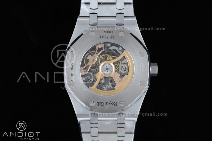 Royal Oak 41mm Openworked 15407 SS Frosted THBF 1:1 Best Edition on SS Bracelet SA3132 V2