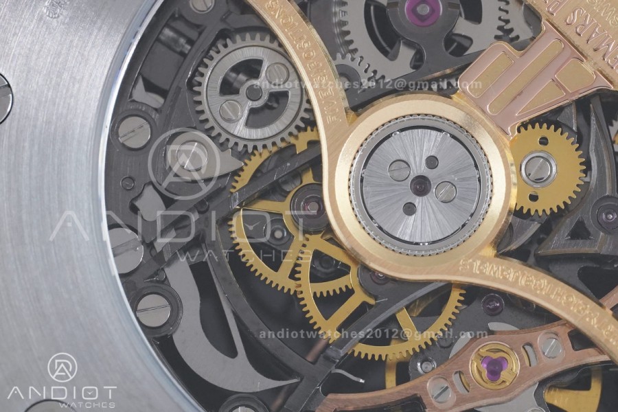 Royal Oak 41mm Openworked 15407 SS Frosted THBF 1:1 Best Edition on SS Bracelet SA3132 V2