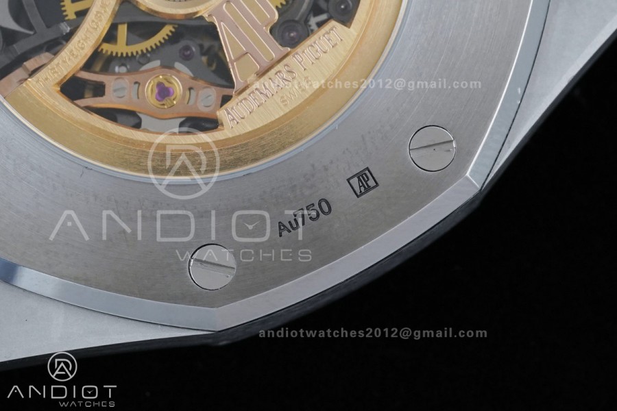 Royal Oak 41mm Openworked 15407 SS Frosted THBF 1:1 Best Edition on SS Bracelet SA3132 V2