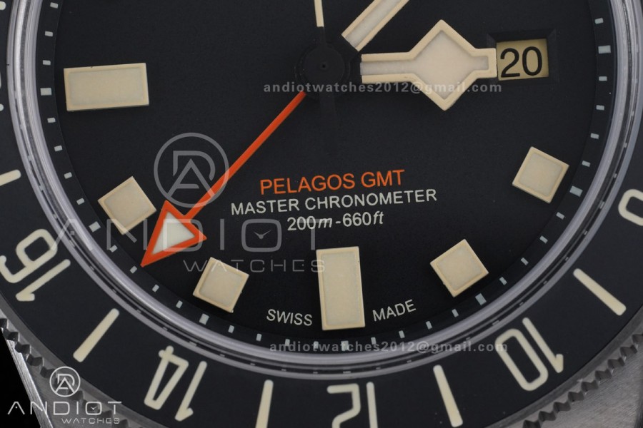 Pelagos FXD GMT 42mm TI/NY Black M+F Asia 2836