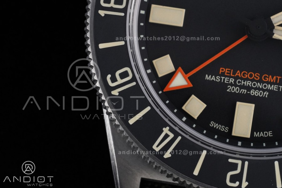 Pelagos FXD GMT 42mm TI/NY Black M+F Asia 2836