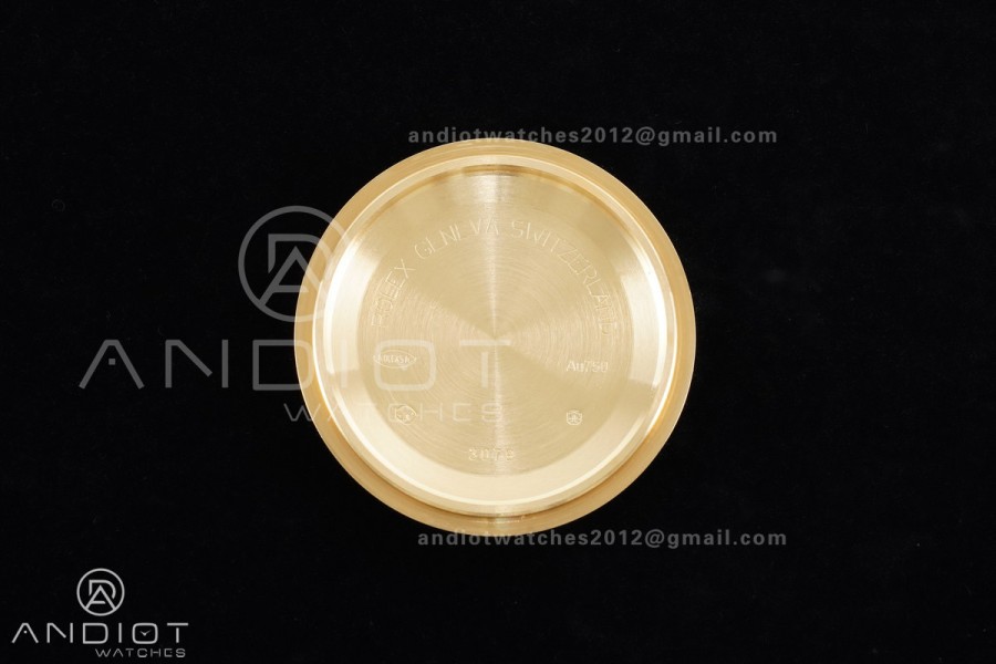 Daytona 126518 VSF 1:1 Best Edition Gold Dial Black Subdial Stick Marker on Oyster-flex Strap VS4131 V2 (Weighted)