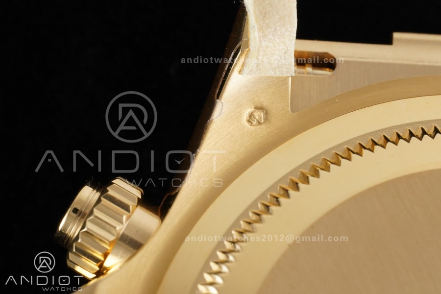 Daytona 126518 VSF 1:1 Best Edition Gold Dial Black Subdial Stick Marker on Oyster-flex Strap VS4131 V2 (Weighted)