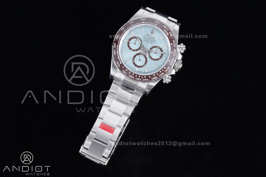  Daytona 126506 VSF 1:1 Best Edition 904L Steel Ice Blue Dial on SS Braclet VS4131 V2 (Weighted)