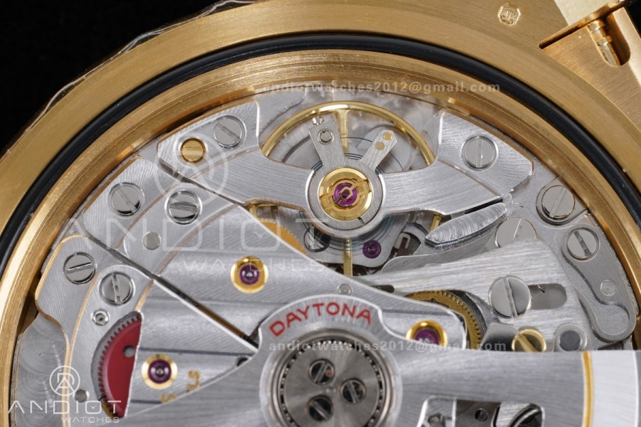 Daytona 126518 VSF 1:1 Best Edition Black/YG Dial on Oysterflex Strap VS4131 V2 (Weighted)