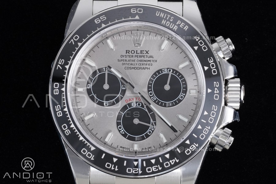 Daytona 126519 VSF 1:1 Best Edition Gray/Black Dial on Oysterflex Strap VS4131 V2 (Weighted)