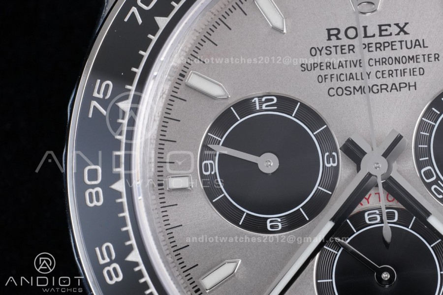Daytona 126519 VSF 1:1 Best Edition Gray/Black Dial on Oysterflex Strap VS4131 V2 (Weighted)