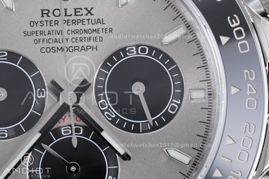 Daytona 126519 VSF 1:1 Best Edition Gray/Black Dial on Oysterflex Strap VS4131 V2 (Weighted)