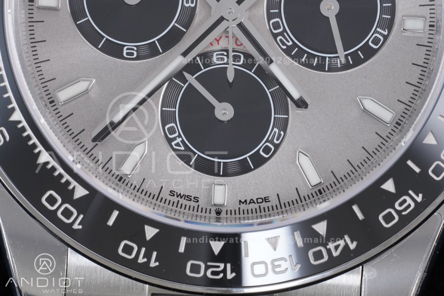 Daytona 126519 VSF 1:1 Best Edition Gray/Black Dial on Oysterflex Strap VS4131 V2 (Weighted)
