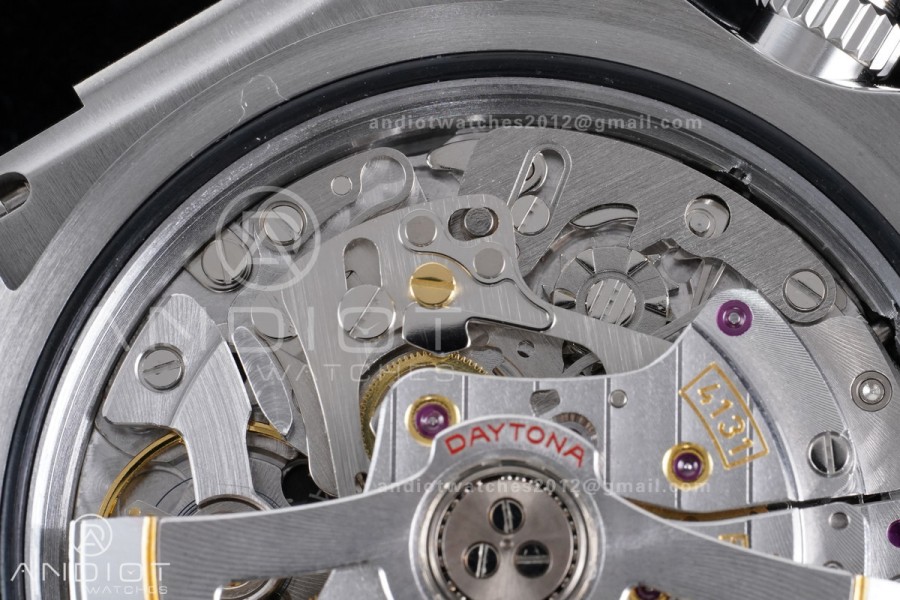 Daytona 126519 VSF 1:1 Best Edition Black/Silver Diamonds Dial on Oysterflex Strap VS4131 V2 (Weighted)
