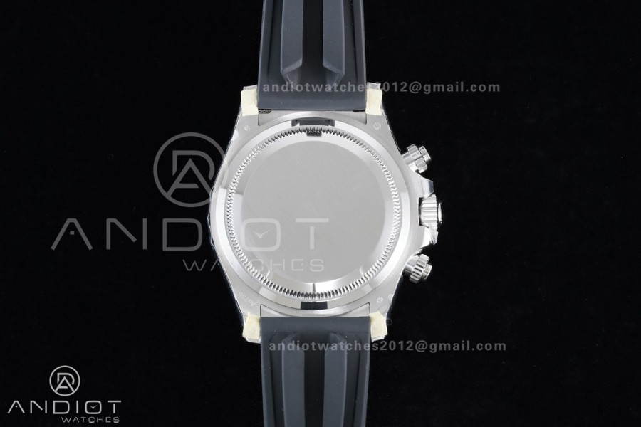 Daytona 126519 VSF 1:1 Best Edition Black/Silver Diamonds Dial on Oysterflex Strap VS4131 V2 (Weighted)