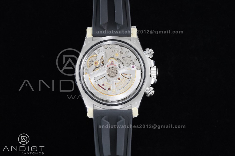 Daytona 126519 VSF 1:1 Best Edition Black/Silver Diamonds Dial on Oysterflex Strap VS4131 V2 (Weighted)
