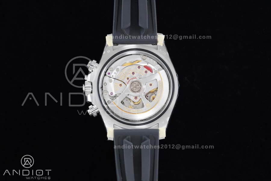 Daytona 126519 VSF 1:1 Best Edition Black/Silver Diamonds Dial on Oysterflex Strap VS4131 V2 (Weighted)