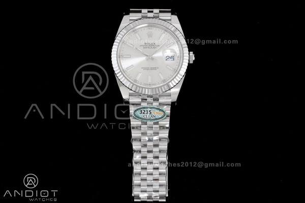DateJust 41 126334 Clean 1:1 Best Edition 904L Ste...