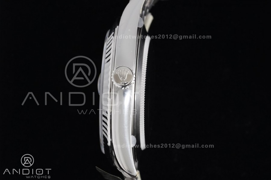DateJust 41 126334 Clean 1:1 Best Edition 904L Steel Silver Stick Dial on Jubilee Bracelet SH3235