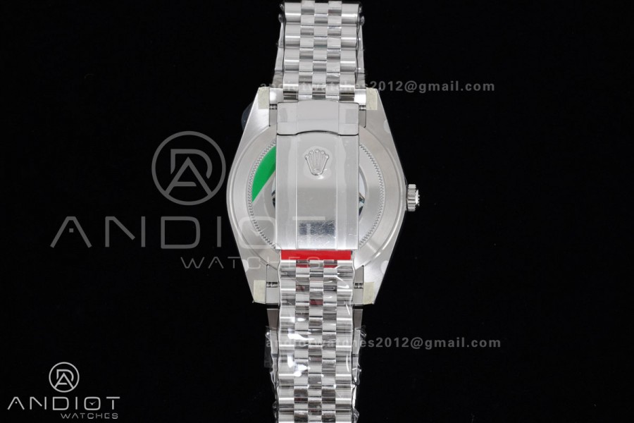 DateJust 41 126334 Clean 1:1 Best Edition 904L Steel Silver Stick Dial on Jubilee Bracelet SH3235