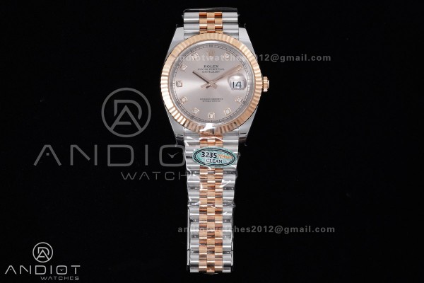 DateJust 41 126331 Clean 1:1 Best Edition 904L Ste...
