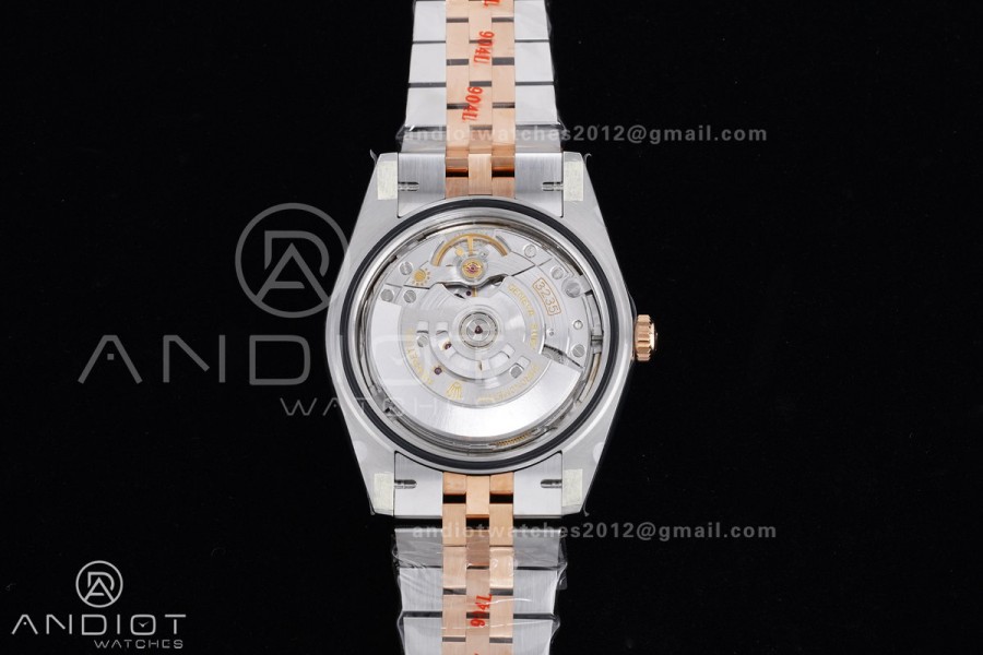 DateJust 41 126331 Clean 1:1 Best Edition 904L Steel RG Diamonds Dial on SS/RG Jubilee Bracelet SH3235