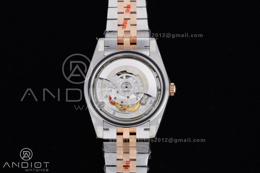 DateJust 41 126331 Clean 1:1 Best Edition 904L Steel RG Diamonds Dial on SS/RG Jubilee Bracelet SH3235
