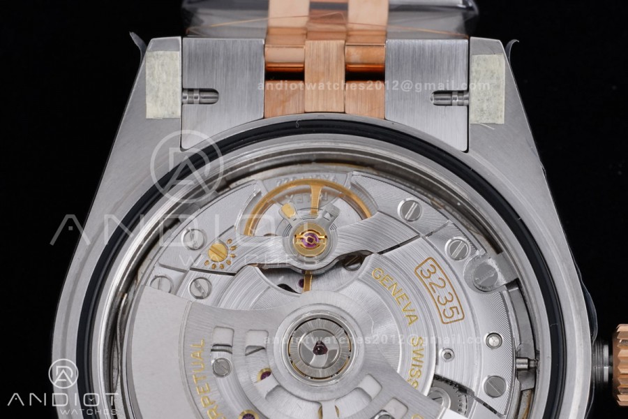 DateJust 41 126331 Clean 1:1 Best Edition 904L Steel RG Diamonds Dial on SS/RG Jubilee Bracelet SH3235