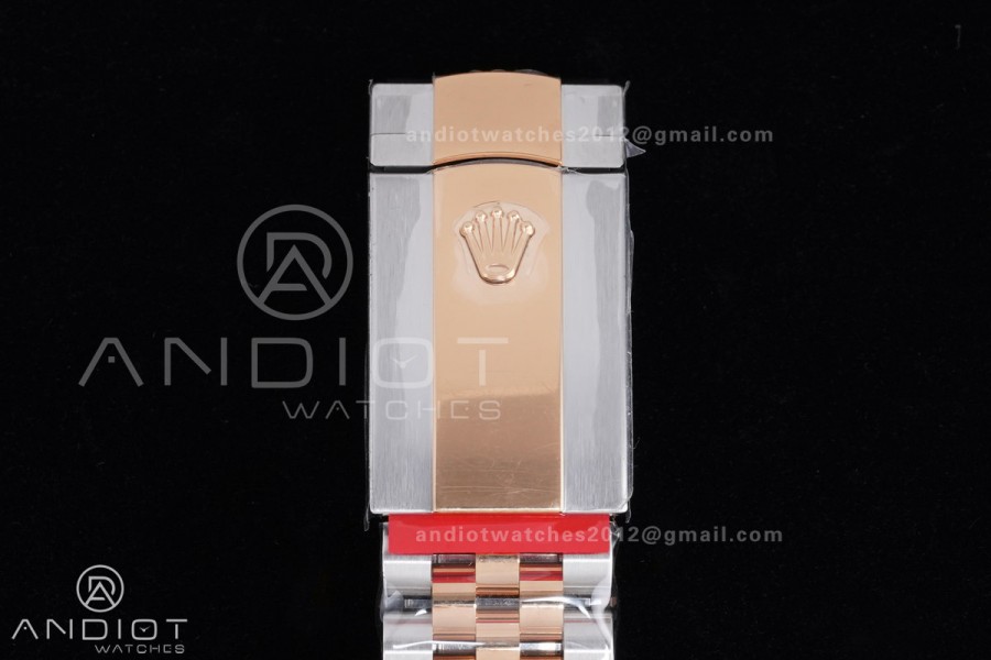 DateJust 41 126331 Clean 1:1 Best Edition 904L Steel RG Diamonds Dial on SS/RG Jubilee Bracelet SH3235