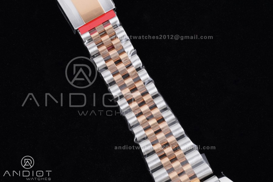 DateJust 41 126331 Clean 1:1 Best Edition 904L Steel RG Diamonds Dial on SS/RG Jubilee Bracelet SH3235