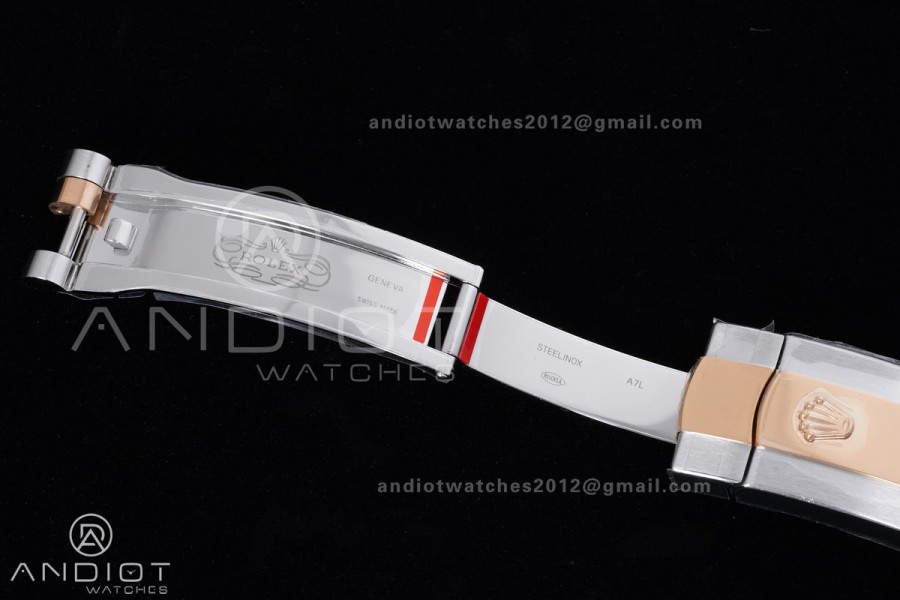 DateJust 41 126331 Clean 1:1 Best Edition 904L Steel RG Diamonds Dial on SS/RG Jubilee Bracelet SH3235