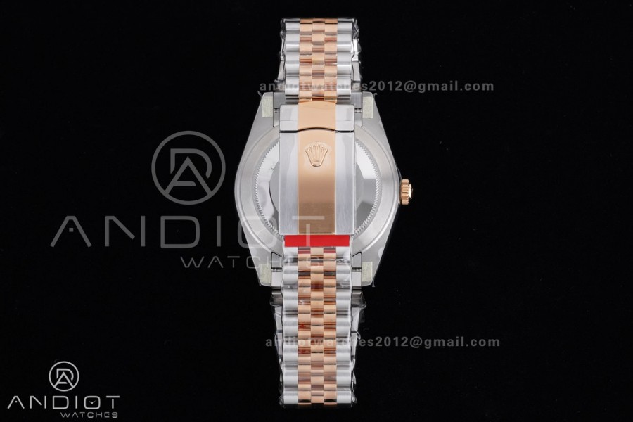 DateJust 41 126331 Clean 1:1 Best Edition 904L Steel RG Diamonds Dial on SS/RG Jubilee Bracelet SH3235