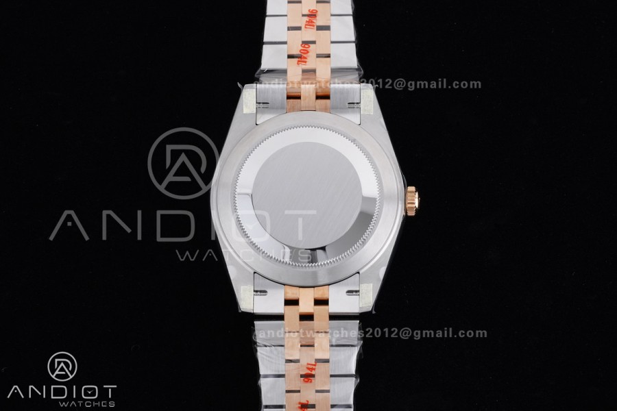 DateJust 41 126331 Clean 1:1 Best Edition 904L Steel RG Diamonds Dial on SS/RG Jubilee Bracelet SH3235
