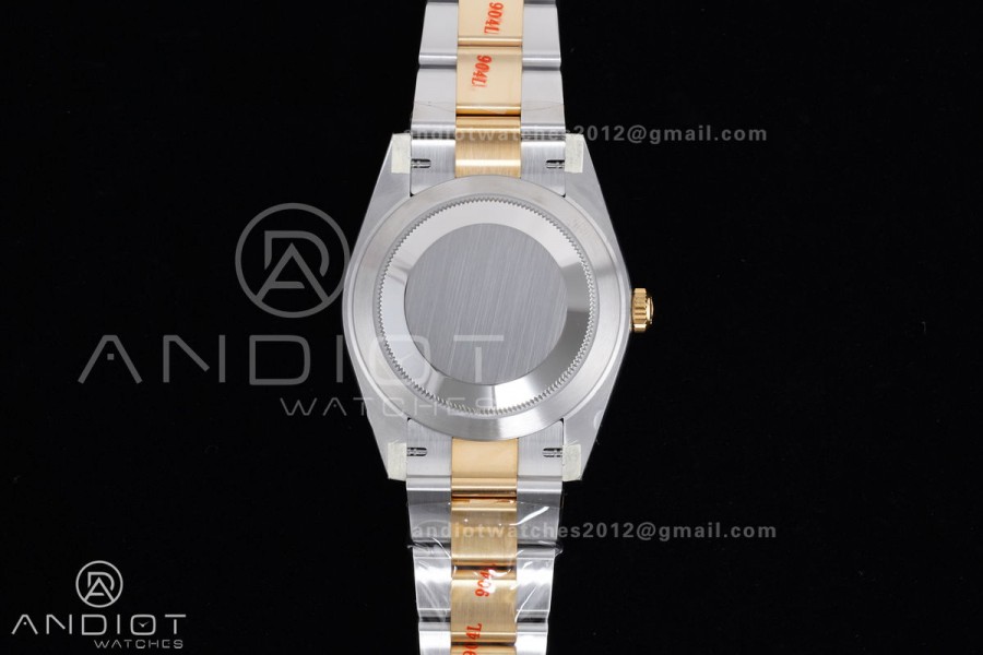 DateJust 41 126333 Clean 1:1 Best Edition 904L Steel Gray Dial Green Roman Marker on SS/YG Oyster Bracelet SH3235 (72 Hours Power Reserve)