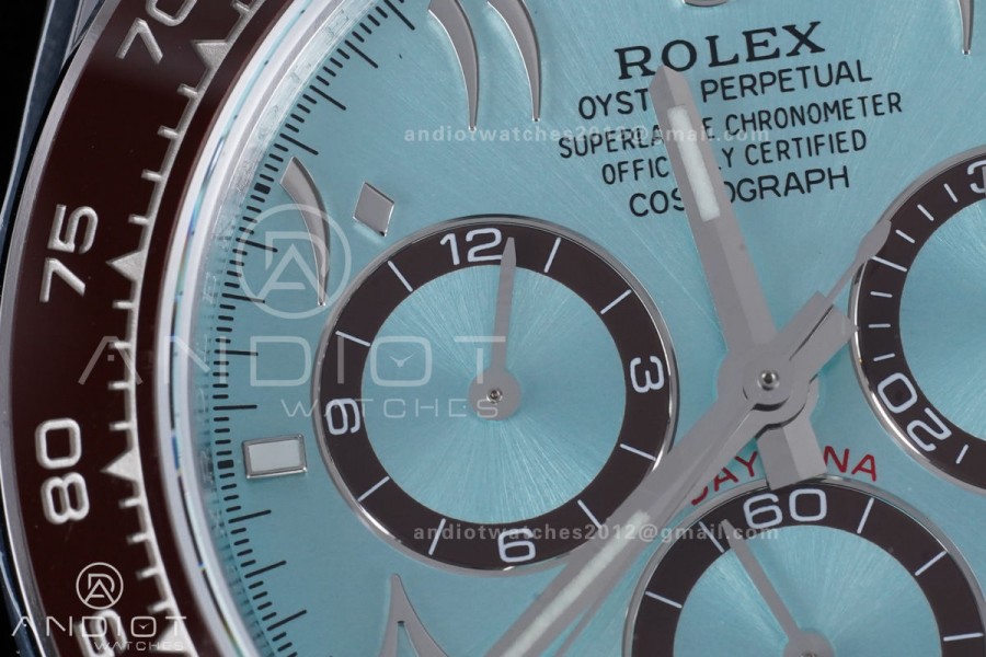 Daytona 126506 QF 1:1 Best Edition Ice Blue Arabic Dial on SS Bracelet QF4131 V6 (Gain Weight)