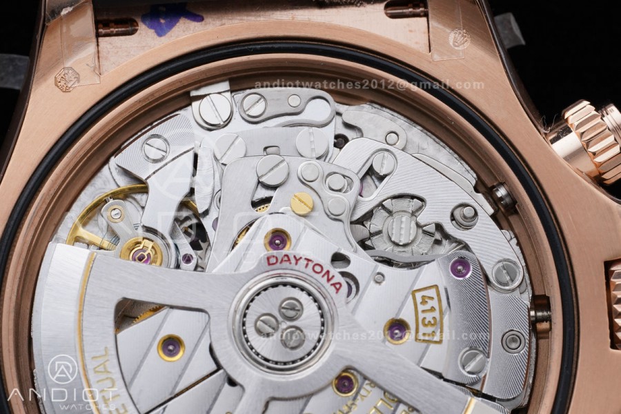 Daytona 126515 QF 1:1 Best Edition RG/Black Dial on Oysterflex Strap QF4131 V10 (Weighted)