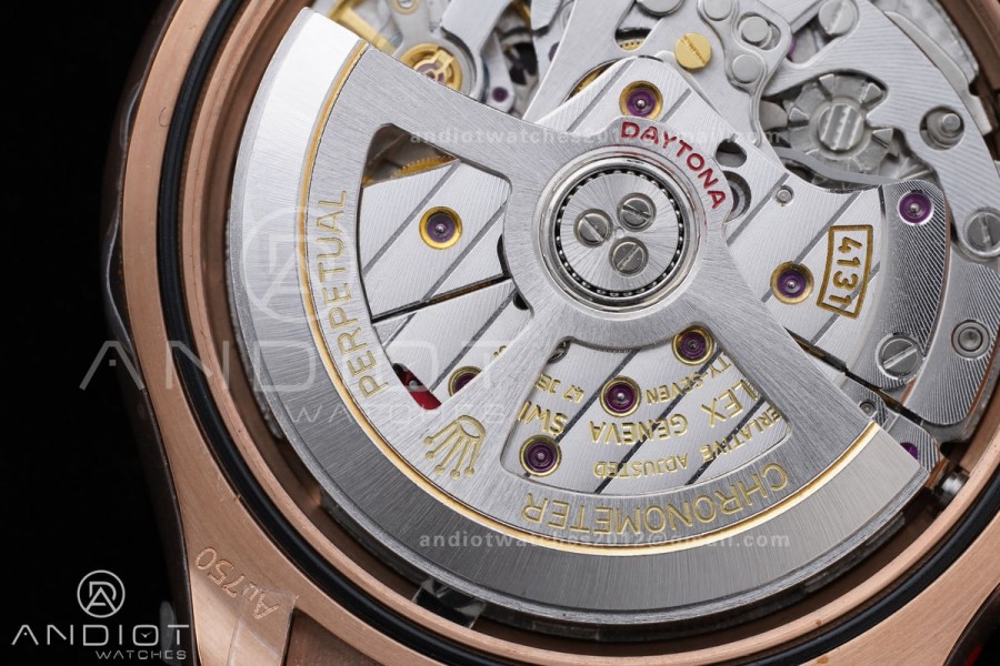 Daytona 126515 QF 1:1 Best Edition RG/Black Dial on Oysterflex Strap QF4131 V10 (Weighted)